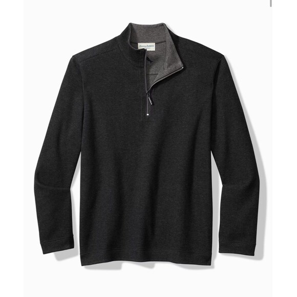 Tommy Bahama Other - Tommy Bahama Big & Tall Flipview Reversible Half-Zip Sweatshirt. Size 3XLB